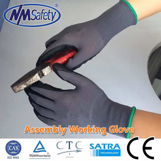 Nmsafety Micro Foam Nitrile Coated Max Flex Automotive Safety Work Glove